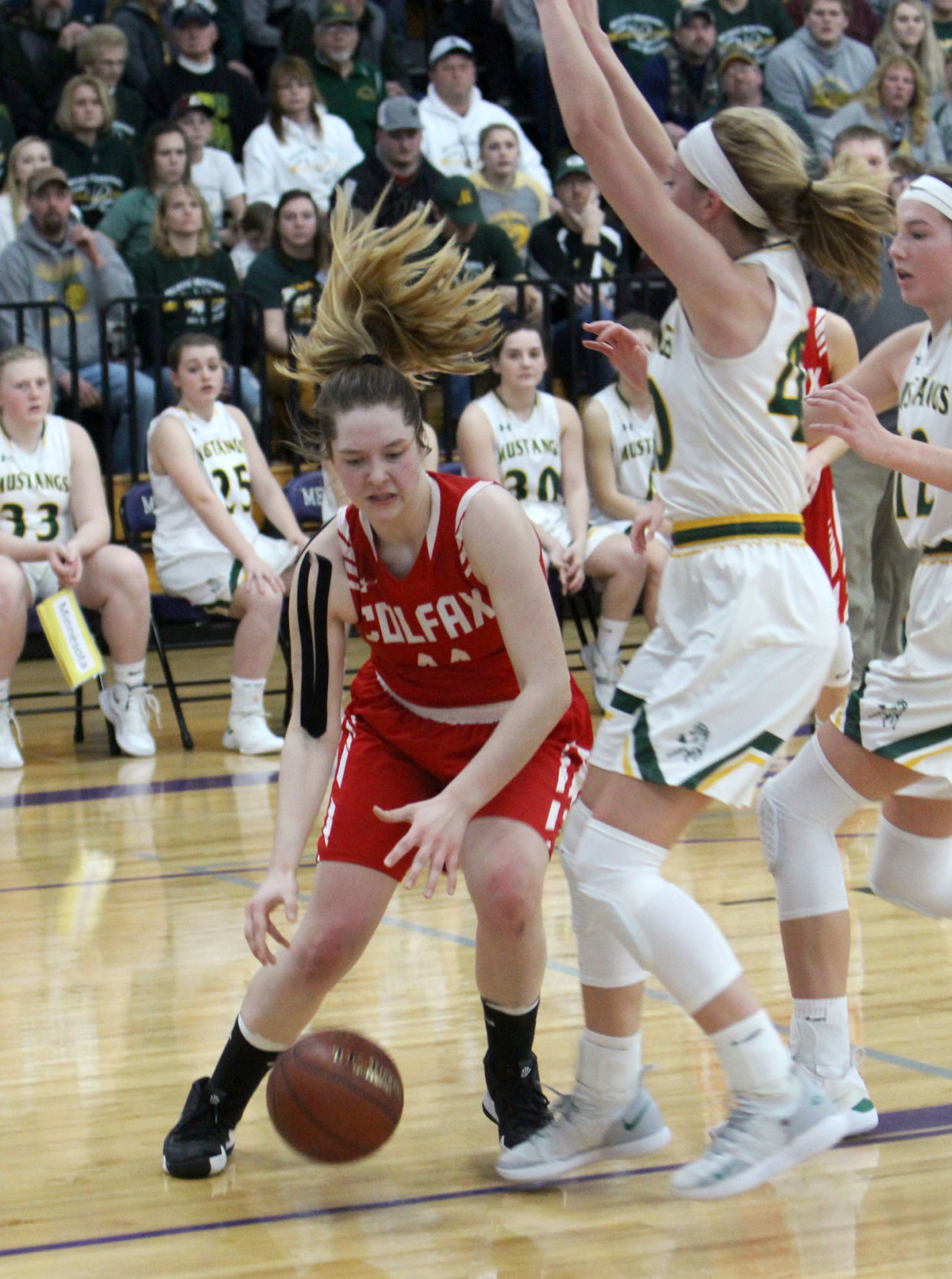Colfax vs Melrose-Mindoro girls basketball 3-2-19